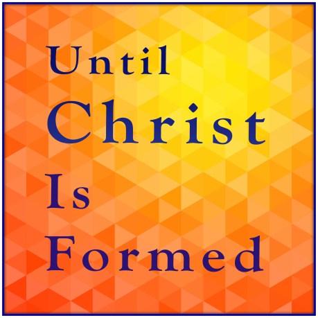 Abstract triangle mosaic gradient colorful background